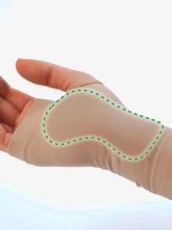 Bandage poignet insert anatomique en gel