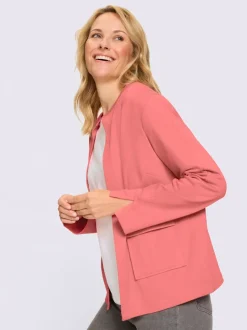 Blazer en jersey fente aux manches