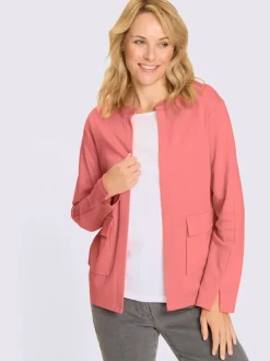 Blazer en jersey fente aux manches