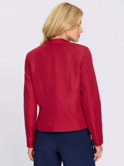 Blazer fermeture crochet discrète