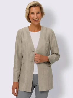 Blazer long coupe longue affinante