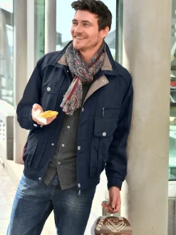 Blouson qualité microfibre : imperméable, coupe-vent et respirante