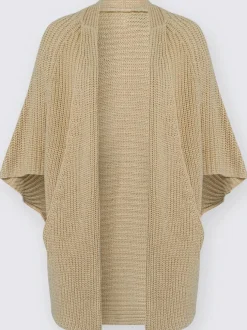 Cardigan manches courtes oversize