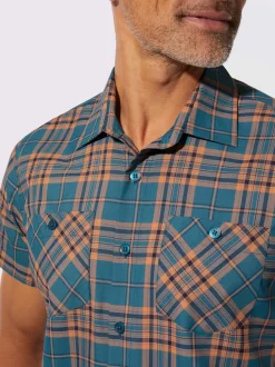 Chemise à manches courtes matière facile à entretenir
