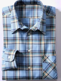 Chemise à manches longues poche poitrine