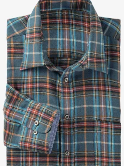 Chemise à manches longues qualité flanelle