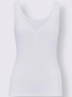 Chemise soutien-gorge côtes fines
