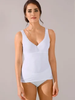 Chemise soutien-gorge côtes fines