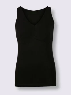 Chemise soutien-gorge sans armatures côtes fines
