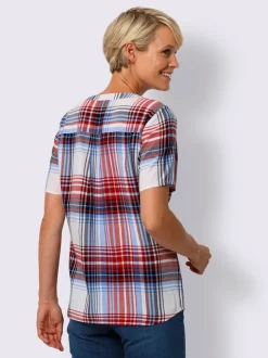 Chemisier à carreaux pure viscose