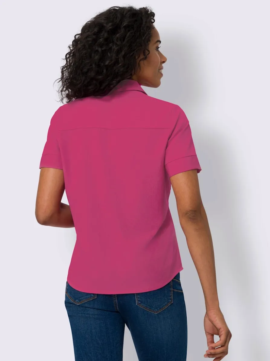 Chemisier col chemise ouvert