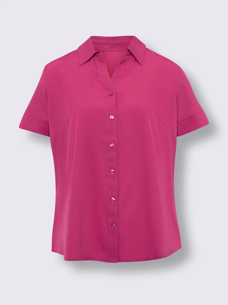 Chemisier col chemise ouvert