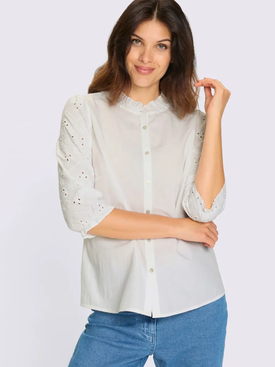 Chemisier en coton pur coton