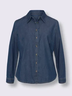 Chemisier en jean pur coton