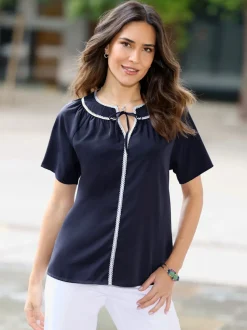Chemisier manches raglan courtes