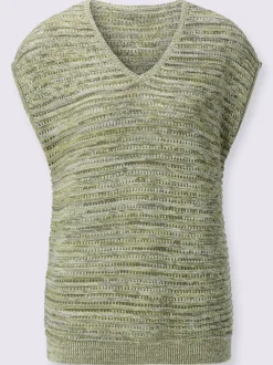 Débardeur en tricot ajouré