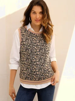 Débardeur en tricot doux comme du cachemire