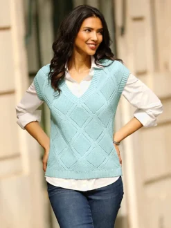 Débardeur en tricot pur coton