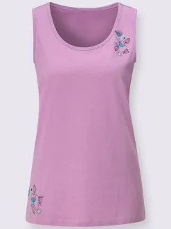 Débardeur sport imprimé floral