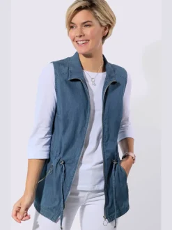 Gilet en jean 100% coton