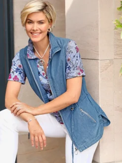 Gilet en jean 100% coton