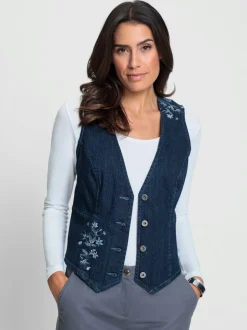 Gilet en jean 99% coton