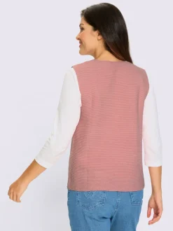 Gilet en tricot superbe motif ajouré