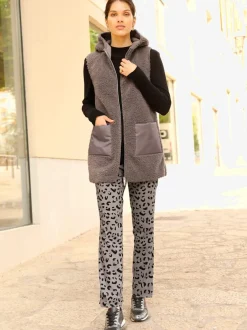 Gilet long coupe longue affinante