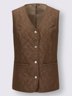 Gilet matelassé doublée et matelassée