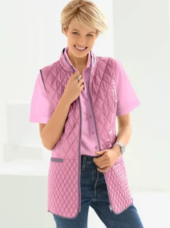 Gilet matelassé femme multiples coutures