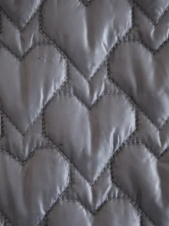 Gilet matelassé motif matelassé en forme de cœur