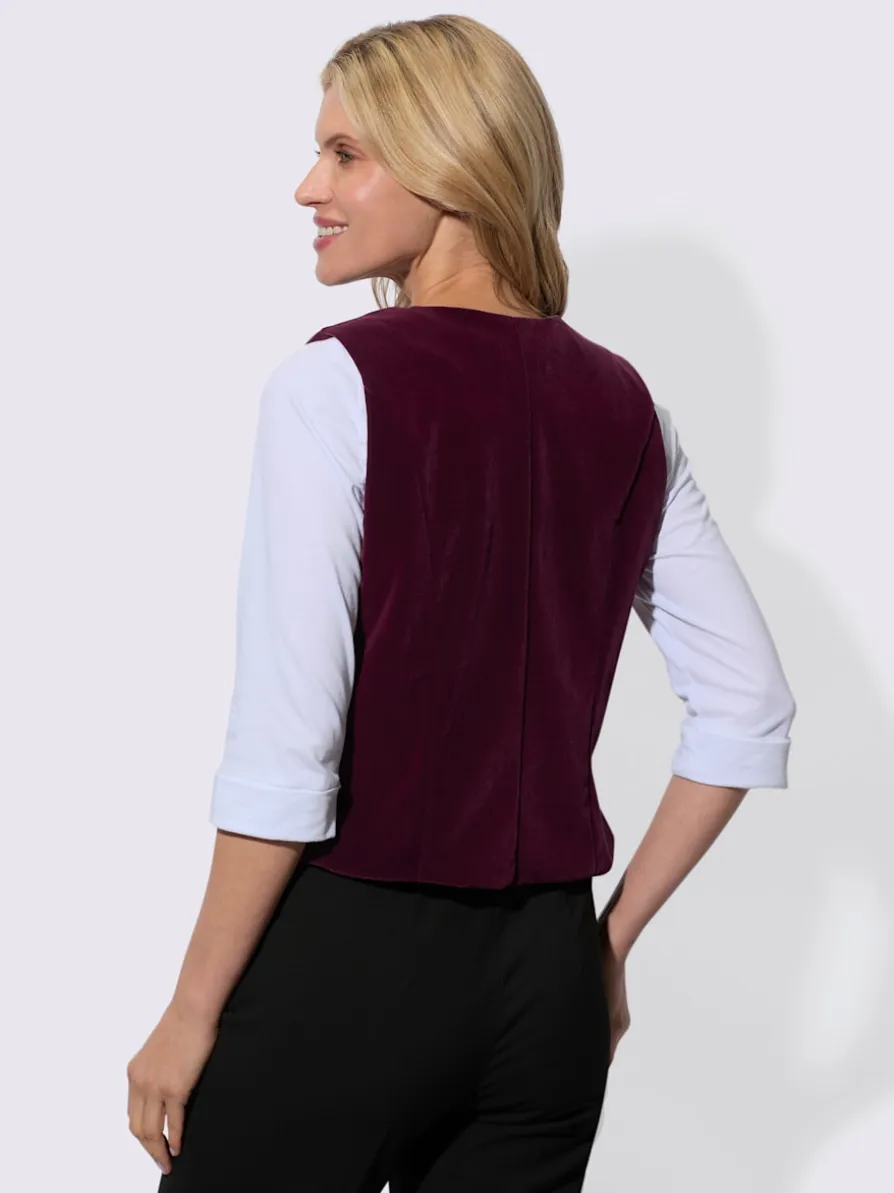 Gilet qualité velours douce