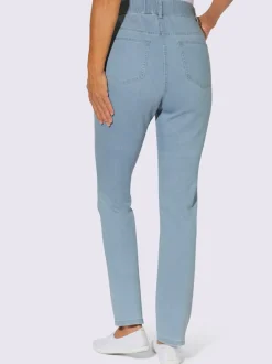 Jean ceinture élastique, passants