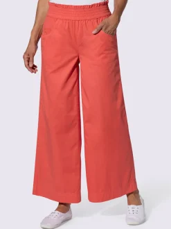 Jean ceinture smockée