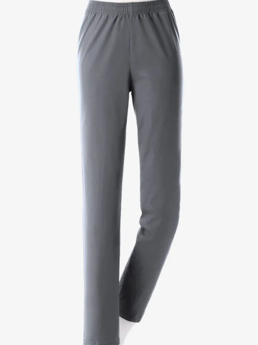 Jean coupe droite ceinture élastique