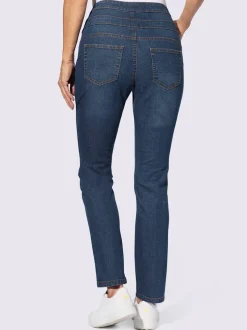 Jean double empiècement