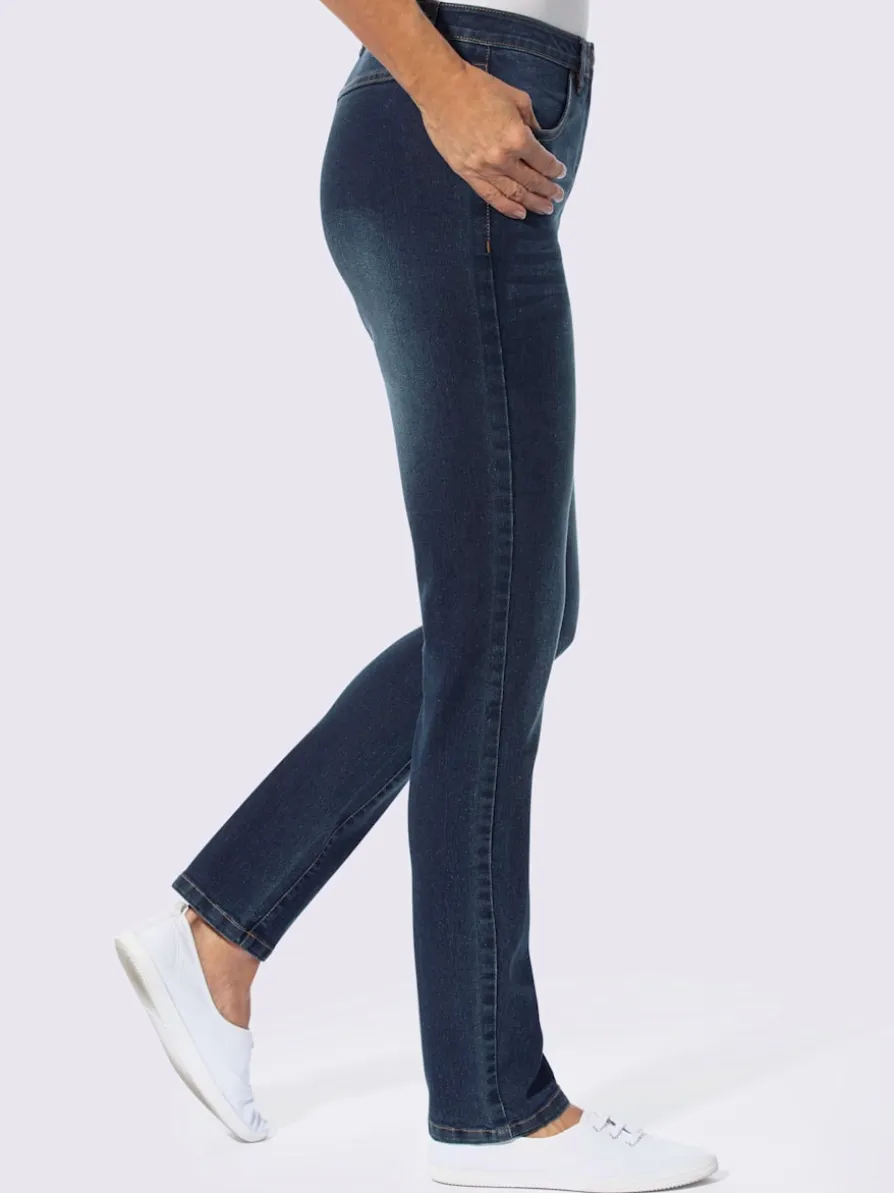 Jean effet froissé tendance