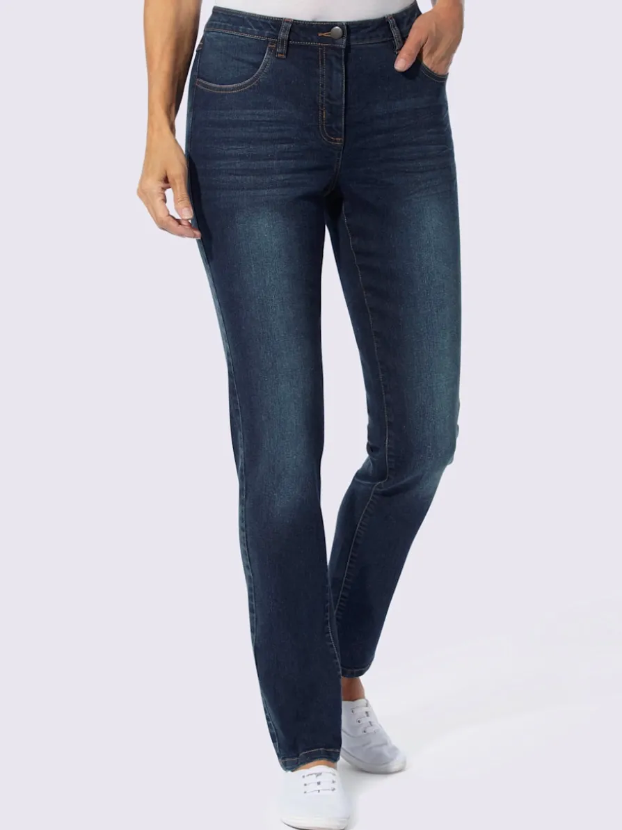 Jean effet froissé tendance