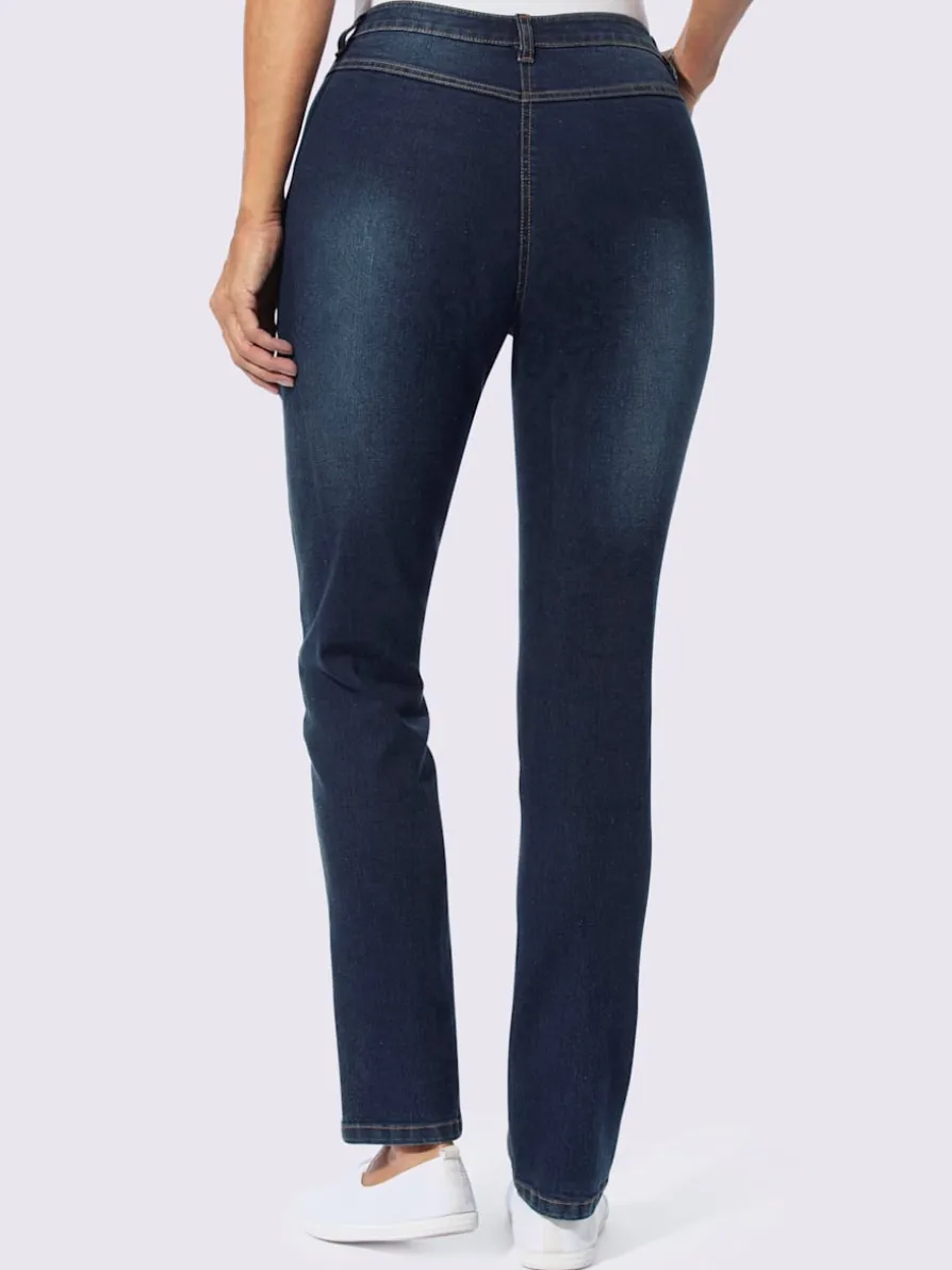 Jean effet froissé tendance