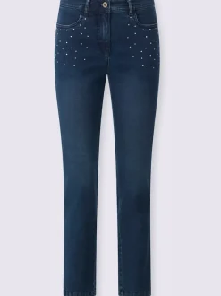 Jean petites pierres brillantes fantaisie