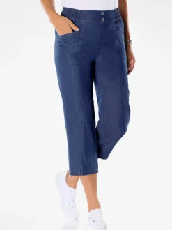 Jean 3/4 poches en biais