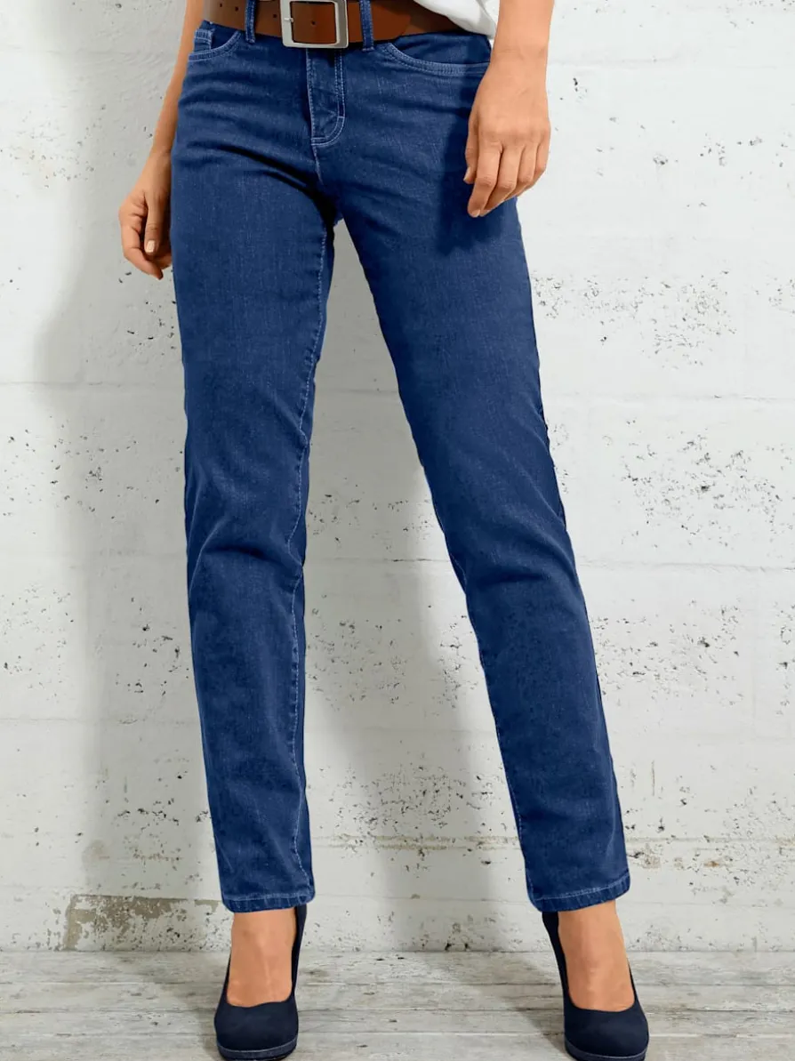 Jean tendance coupe droite