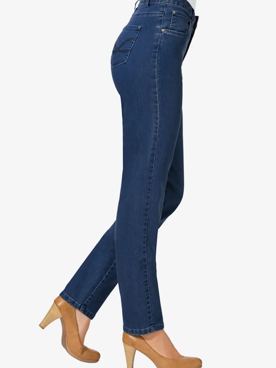 Jean tendance coupe droite