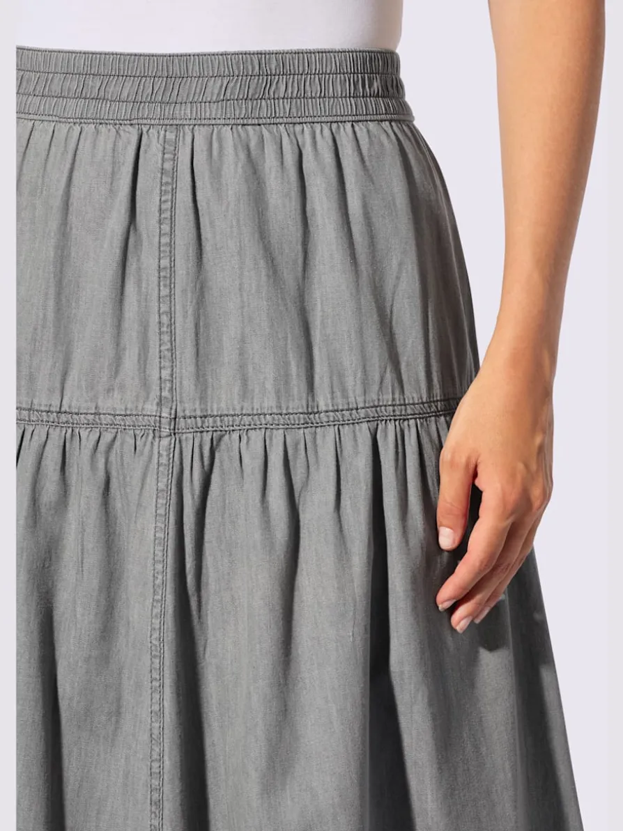 Jupe en jean 100% coton