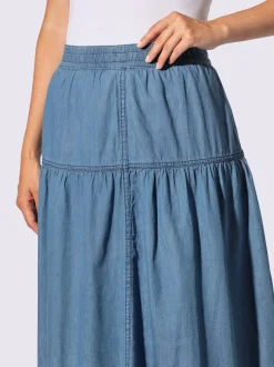 Jupe en jean 100% coton