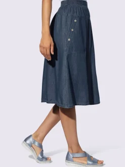 Jupe en jean denim doux