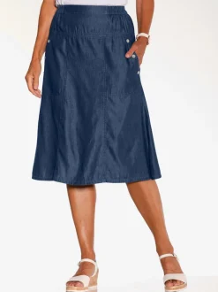 Jupe en jean denim doux