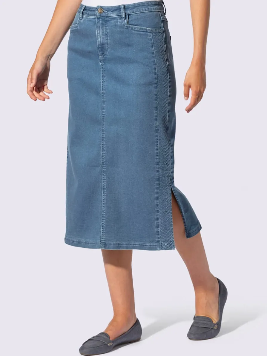 Jupe en jean qualité coton