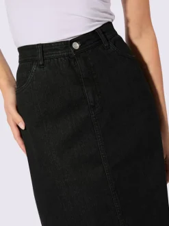 Jupe en jean qualité coton extensible indéformable