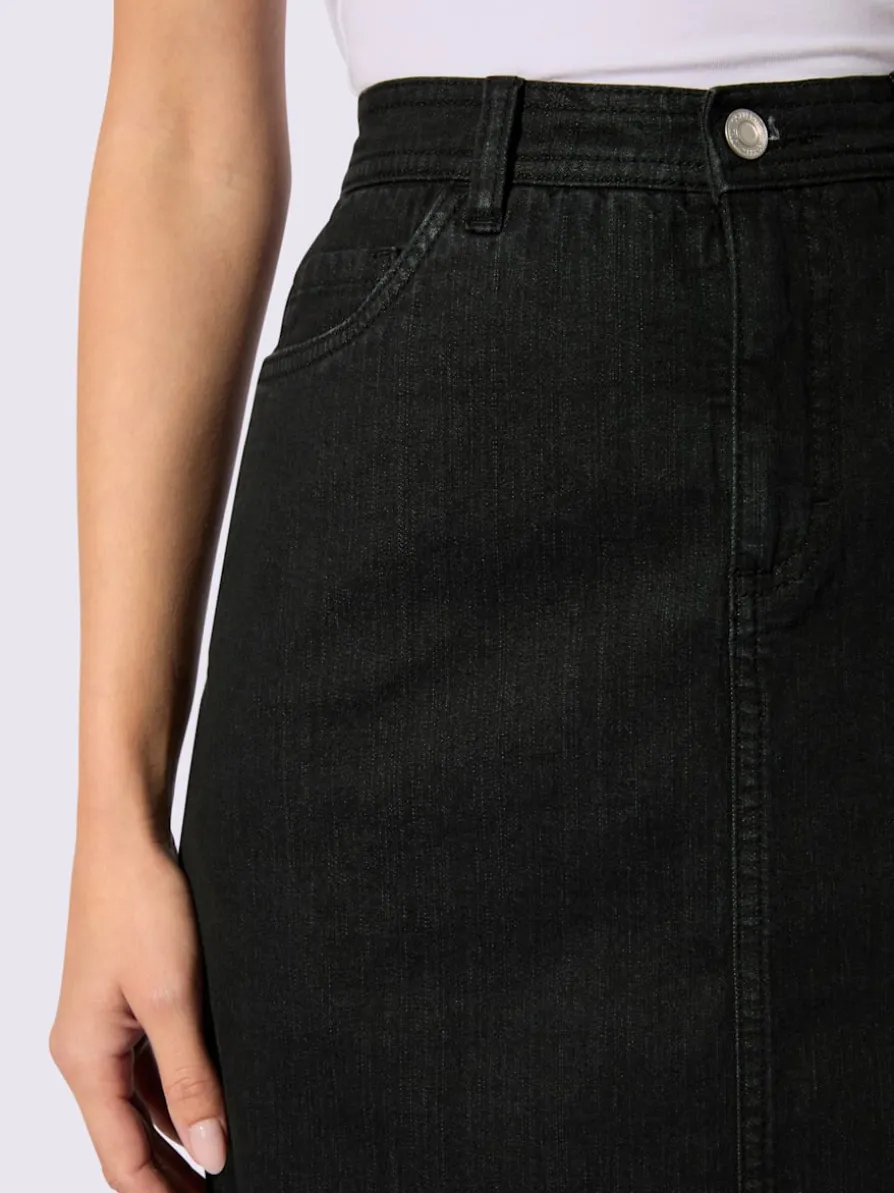 Jupe en jean qualité coton extensible indéformable